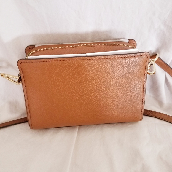 Michael Kors Brown Leather Crossbody - Picture 7 of 11